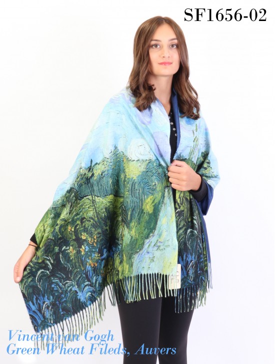 Oil Painting Design Fashion Scarf